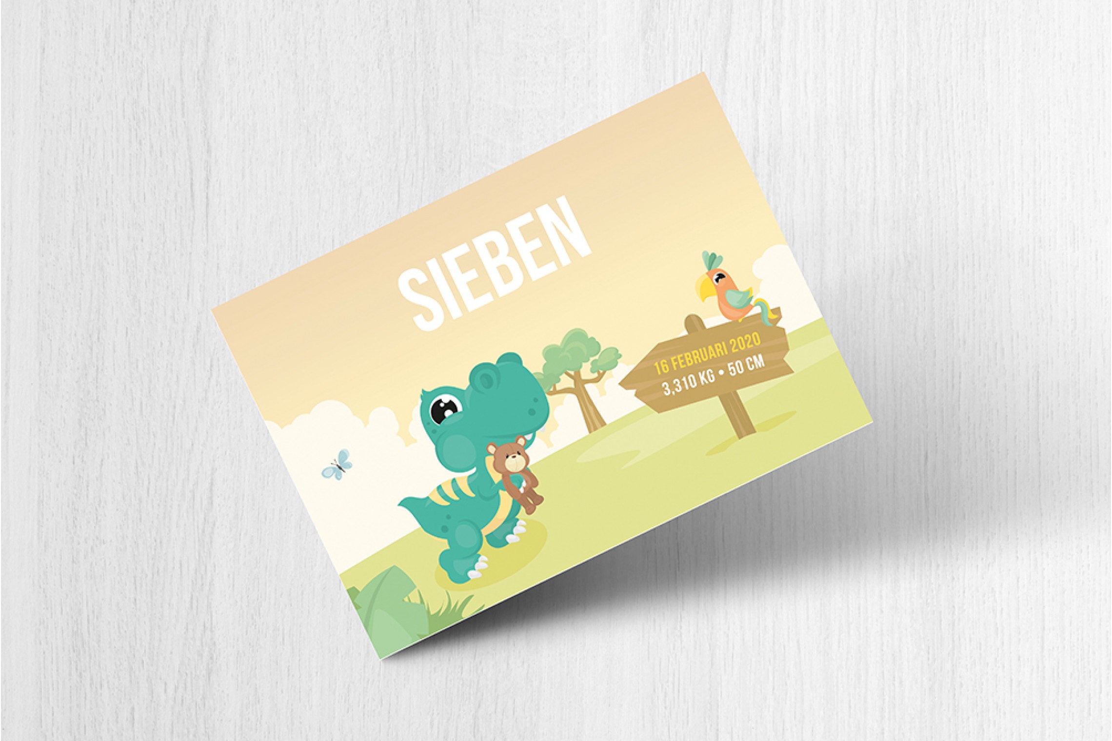 Dino in landschap